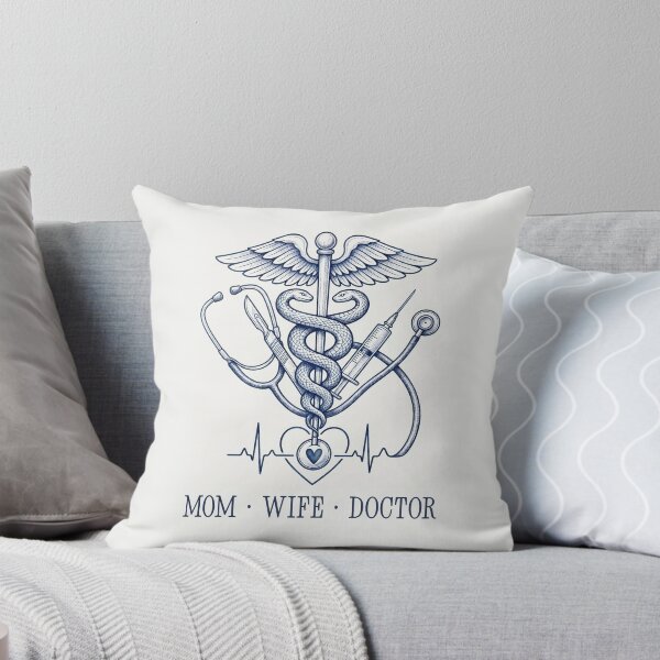 Item preview, Mom Wife Doctor Caduceus Stethoscope Heart | Proud Mom Wife Doctor Mother's Day MD DO Gift | Doctor Healthcare Hero Gift | Doctor Graduation Gift Medical School designed and sold by LitzoyGlobeArt.