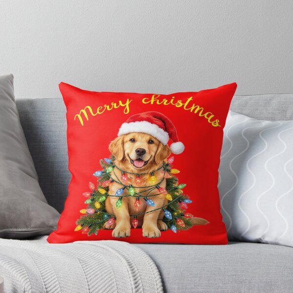Item preview, Cute Dog with Christmas Tree Lights T-Shirt designed and sold by kaream1308.
