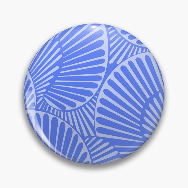 Item preview, Shella-Monochrome Cobalt & Alaska Blue designed and sold by Fabricatemyart.