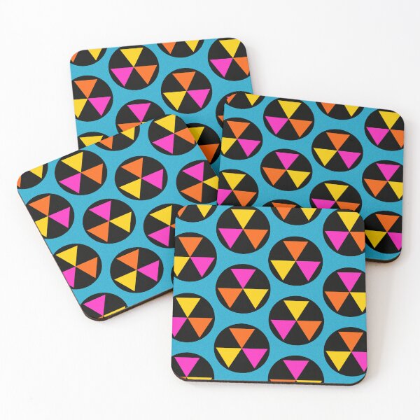 Item preview, Pop Art - Retro Fallout Emblem in Groovy Colors designed and sold by ubiquitoid.