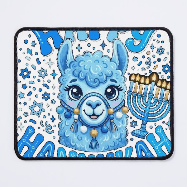 Item preview, HANUKKAH LLAMA Essential T-Shirt designed and sold by BlaqboyDesigns.