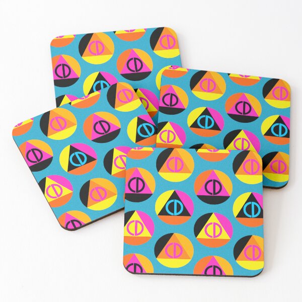 Item preview, Pop Art - Retro Civil Defense Emblem in Groovy Colors designed and sold by ubiquitoid.