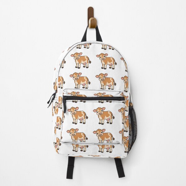 Item preview, Cute Cartoon Brown Cow With Cream Spots Illustration designed and sold by FemmePod.