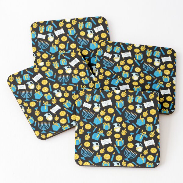 Item preview, Hanukkah pattern with traditional Jewish symbols Graphic T-Shirt designed and sold by viinnzArt.