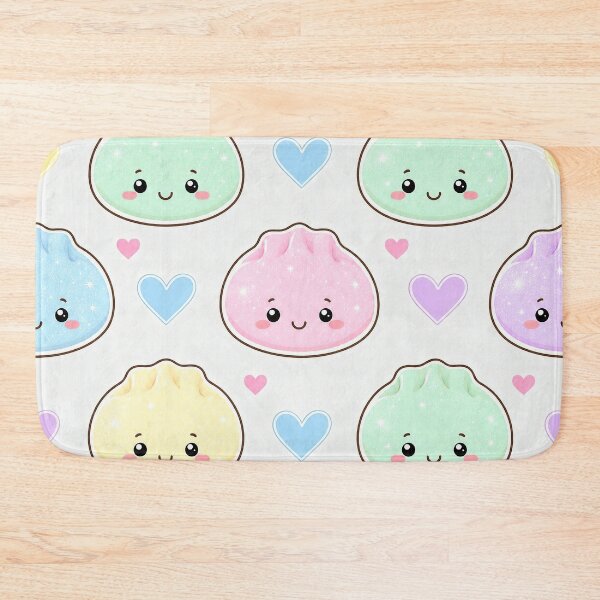 Item preview, Cute Pastel Kawaii Glitter Dumpling Pattern designed and sold by Luvahawb.