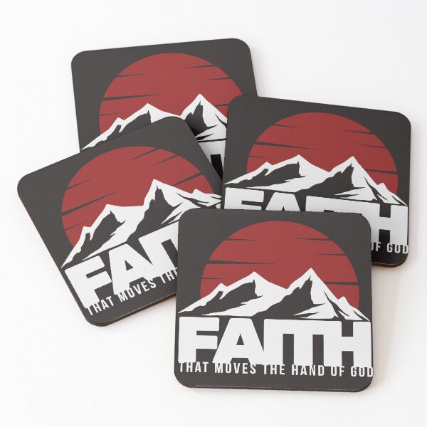 Item preview, Faith That Moves the Hand of God - Holy Spirit Jesus Crucifixion Inspirtional Quotes   - Gifts For Couples - Black designed and sold by Doiemacreations.