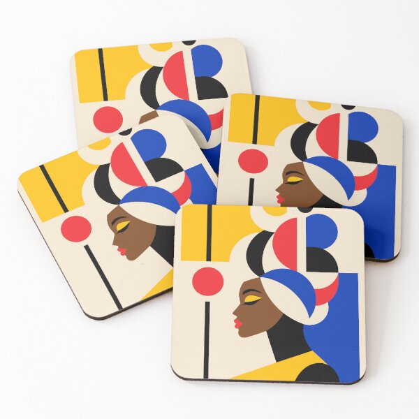 Item preview, Geometric Profile – Bauhaus Style Portrait designed and sold by RamyGallery.