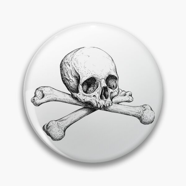 Item preview, Skull and Crossbones designed and sold by Naux | Design & Illustration.
