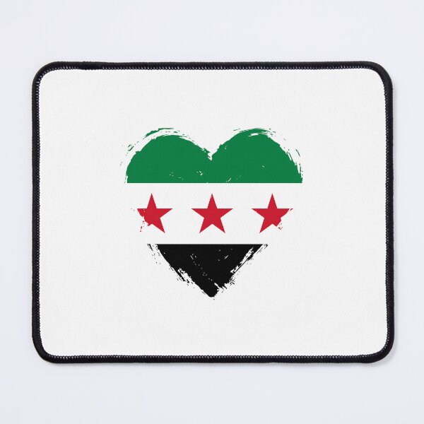 Item preview, Distressed Syria Flag Heart SY designed and sold by shitpostee.