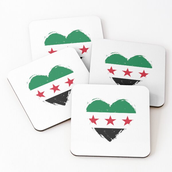 Item preview, Distressed Syria Flag Heart SY designed and sold by shitpostee.