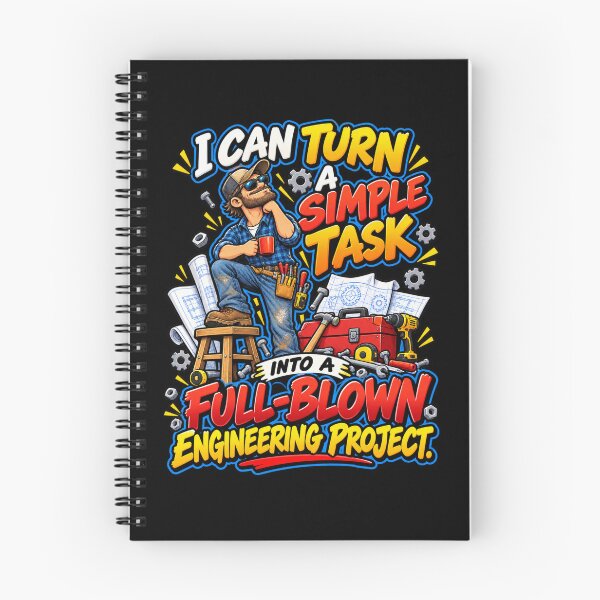 Item preview, I Can Turn a Simple Task Into a Full-Blown Engineering Project – Funny DIY Handyman Humor designed and sold by signshirtz.