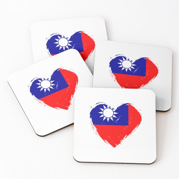 Item preview, Distressed Taiwan Flag Heart TW designed and sold by shitpostee.