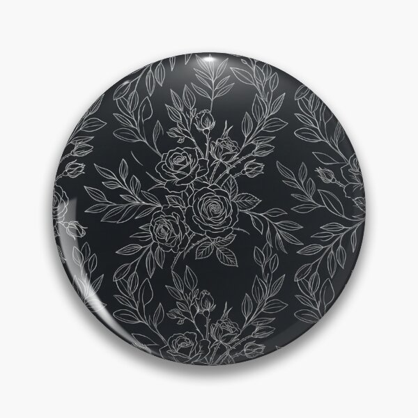 Item preview, Elegant White Line Floral Rose Seamless Pattern designed and sold by Owcomm.