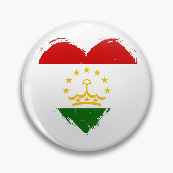 Item preview, Distressed Tajikistan Flag Heart TJ designed and sold by shitpostee.