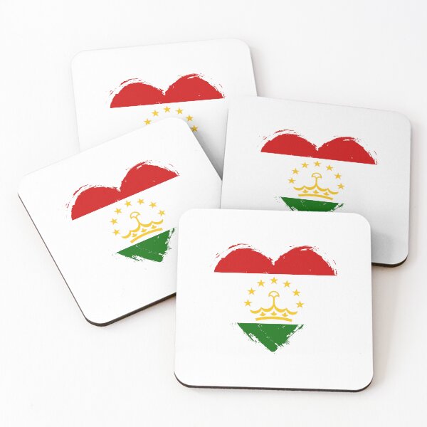 Item preview, Distressed Tajikistan Flag Heart TJ designed and sold by shitpostee.