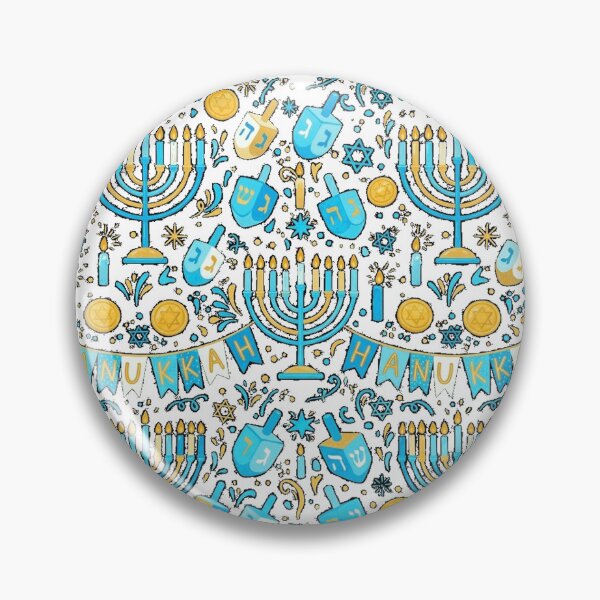 Item preview, Happy Hanukkah Banner Pattern Oversized T-Shirt designed and sold by Badriiiii.