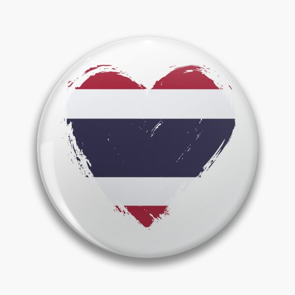Item preview, Distressed Thailand Flag Heart TH designed and sold by shitpostee.