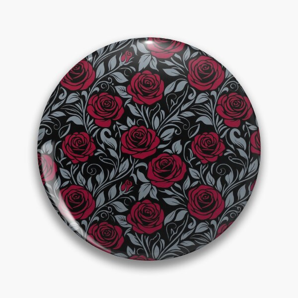 Item preview, Gothic Red Rose Seamless Floral Pattern designed and sold by Owcomm.