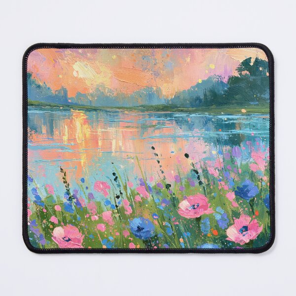 Item preview, Wildflowers at Lake Sunset designed and sold by Neo-Chrio.