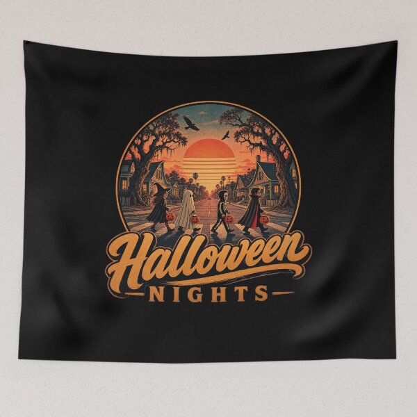 Item preview, Halloween Nights (Original) designed and sold by Birdie and Flynn.