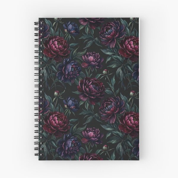 Item preview, Dark Moody Peonies Seamless Floral Pattern designed and sold by Owcomm.