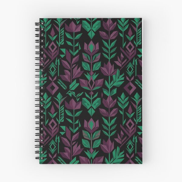Item preview, Geometric Floral Folk Mosaic Pattern Artwork designed and sold by Owcomm.