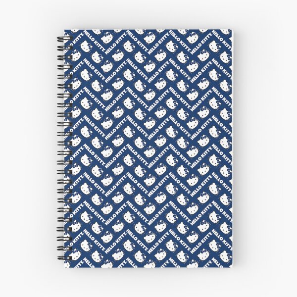 Item preview, Navy Blue Hello Kitty Stripe Pattern designed and sold by iloveyourcupid.