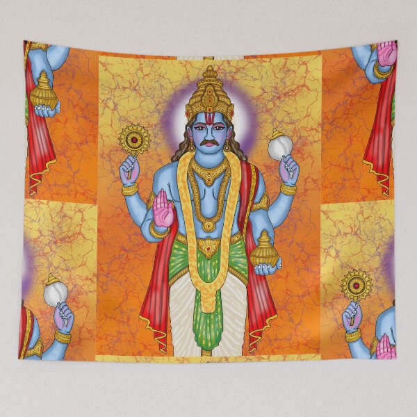 Item preview, Dhanvantari Digital Drawing | Hindu God of Ayurveda and Healing designed and sold by Harshit_Digital_Arts.