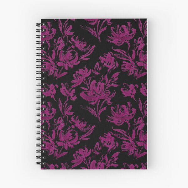 Item preview, Dark Magenta Floral Brushstroke Pattern    designed and sold by Owcomm.