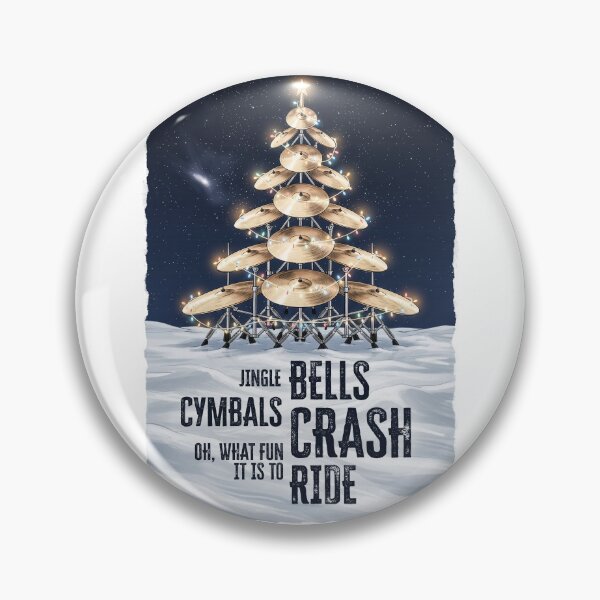 Item preview, Jingle Bells cymbals Crash, oh, what fun it is to Ride designed and sold by I-dsgn.