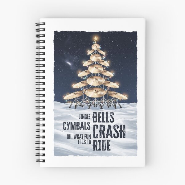 Item preview, Jingle Bells cymbals Crash, oh, what fun it is to Ride designed and sold by I-dsgn.