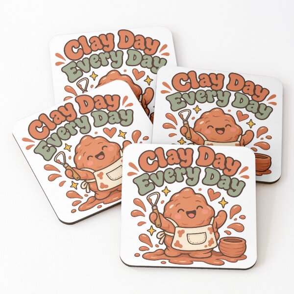 Item preview, Clay Day Every Day Funny Pottery Gift designed and sold by Artful Avenue.