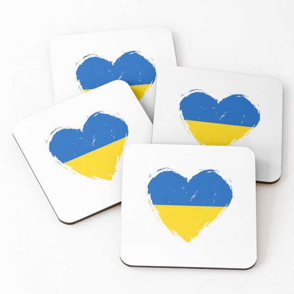 Item preview, Distressed Ukraine Flag Heart UA designed and sold by shitpostee.