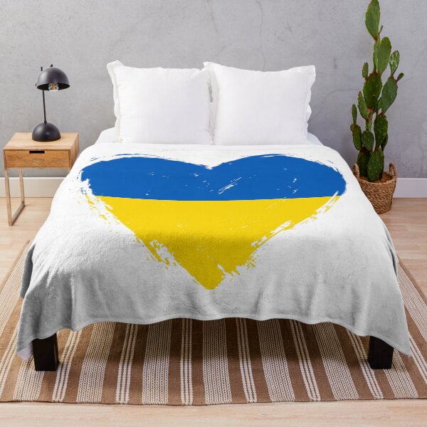 Item preview, Distressed Ukraine Flag Heart UA designed and sold by shitpostee.