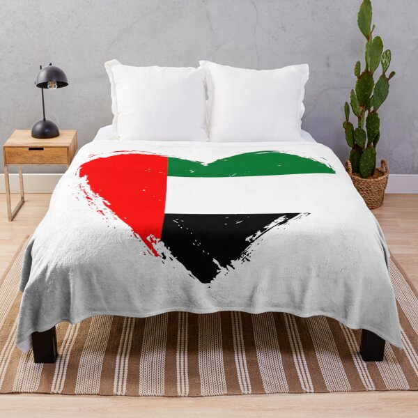 Item preview, Distressed United Arab Emirates Flag Heart AE designed and sold by shitpostee.