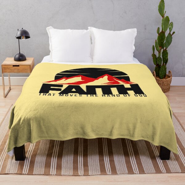 Item preview, Faith That Moves the Hand of God - Crucifixion Christ Son Of God Inspo Quotes   - Gifts For Girlfriend - Yellow designed and sold by Doiemacreations.