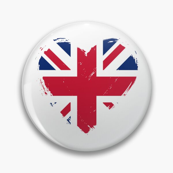 Item preview, Distressed Union Jack Flag Heart GB designed and sold by shitpostee.