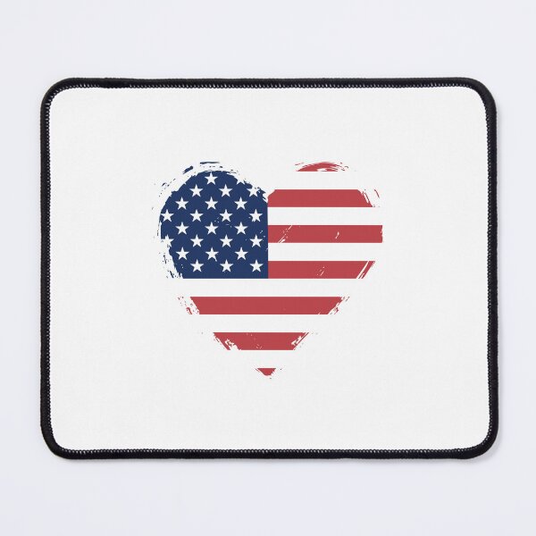 Item preview, Distressed Stars And Stripes Flag Heart US designed and sold by shitpostee.