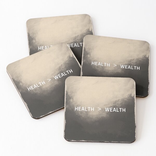 Item preview, Health > Wealth designed and sold by Roy G. Biv Media.