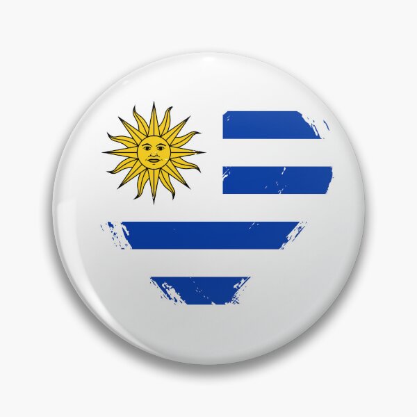 Item preview, Distressed Uruguay Flag Heart UY designed and sold by shitpostee.