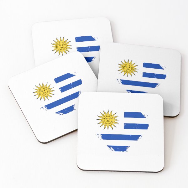 Item preview, Distressed Uruguay Flag Heart UY designed and sold by shitpostee.