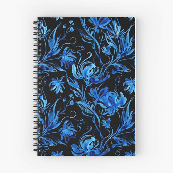 Item preview, Elegant Blue Floral Watercolor Pattern designed and sold by Owcomm.