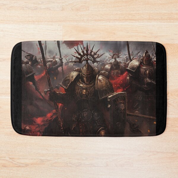 Item preview, Señor de la guerra de fantasía oscura al mando de un ejército - Arte de la Bandera Roja designed and sold by Juuskus.