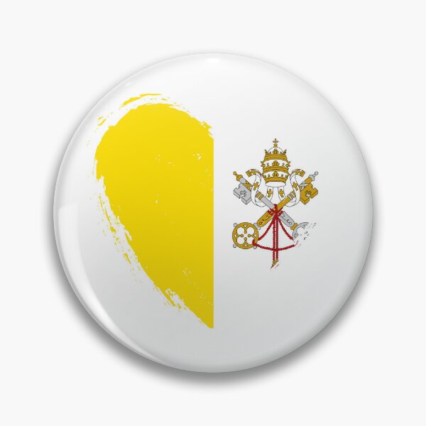 Item preview, Distressed Vatican City Flag Heart VA designed and sold by shitpostee.