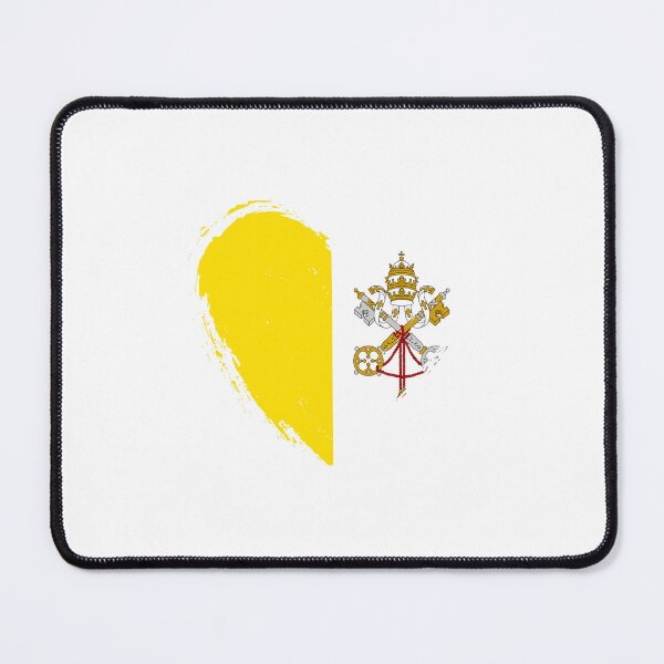 Item preview, Distressed Vatican City Flag Heart VA designed and sold by shitpostee.