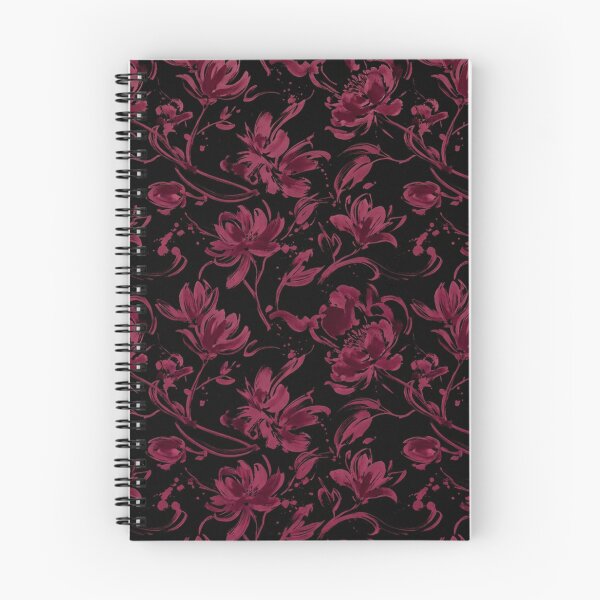 Item preview, Dark Maroon Floral Garden Seamless Pattern designed and sold by Owcomm.