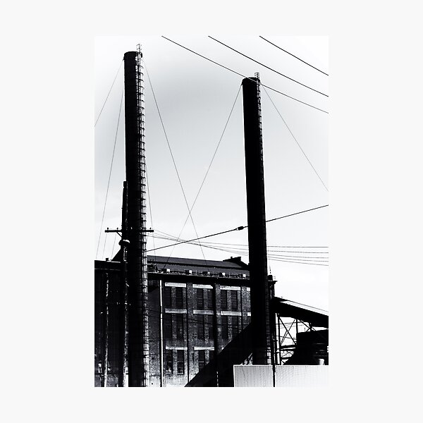 Item preview, White Bay Power station silhouette designed and sold by Martin Healey.