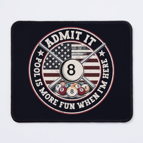 Item preview, Admit It Pool Is More Fun When I'm There – Funny Billiards designed and sold by bimimagic.