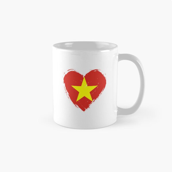 Item preview, Distressed Vietnam Flag Heart VN designed and sold by shitpostee.