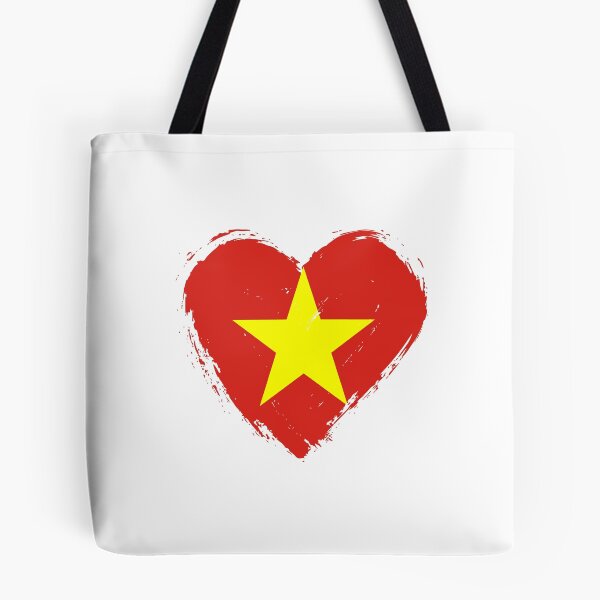 Item preview, Distressed Vietnam Flag Heart VN designed and sold by shitpostee.